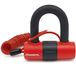 RADIKAL RK72 diefstalslot voor motorfiets, mini-U, 14 mm, dubbele functie, voor schijf of ketting
