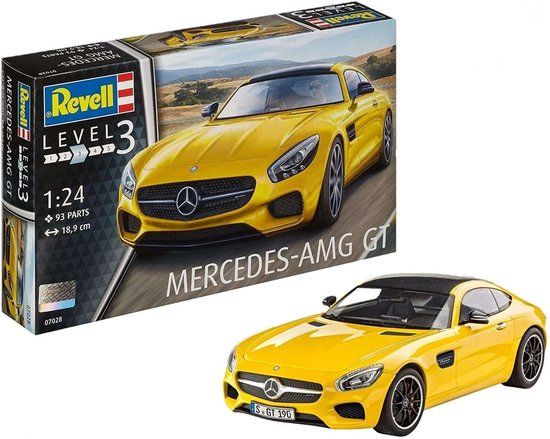 Revell 1:24 Mercedes-AMG GT Car Plastic Model Kit - 07028