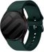 Strap-it siliconen bandje met gesp geschikt voor Samsung Galaxy Watch 7 (40 & 44mm) / Galaxy Watch 6 (Classic) / Galaxy Watch 5 (Pro) / Galaxy Watch 4 (Classic) / Galaxy Watch FE - donkergroen