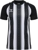 Hummel Kindertrui Match Zwart/Wit Polyester Korte Mouw Ronde Hals 10 Jaar Unisex