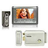 SilverCloud House 715 deurintercom met 7 inch LCD-display en SilverCloud YR300 Yala, elektromagnetisch