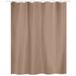 MSV Douchegordijn 180x200 cm – Polyester Douchegordijn in Cappuccino – Spatbescherming voor Douche en Bad