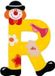 Sevi Letter R Clown 10 Cm