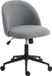 HOMCOM Bureaustoel Teddy Fleece Grijs