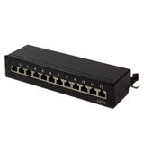 LogiLink Panneau de brassage STP Cat.6 12 ports