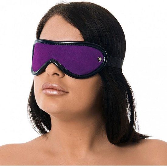 Rimba - Blinddoek - Oogmasker - Leer - Paars - One Size