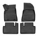 OMAC 7102444 Ensemble de tapis de sol noir, ETP (élastomère thermoplastique)