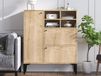 Commode HAWA 3 portes chêne saphire