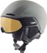 Alpina Alto Q Lite Skihelm Met Vizier 2023 | Moon Grey Matt | Quatroflex Lite Morror (Cat. 2) | Maat: 55 - 59 cm