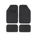 Tapis de voiture universels, lot de 4 pièces (2 avant + 2 arrière), tapis moquette pour sol, tapis antidérapants, faciles à nettoyer, accessoires pour l'intérieur de la voiture
