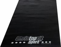Christopeit Vloermat - 200x80x0,3 cm - Zwart - Vloerbeschermingsmat
