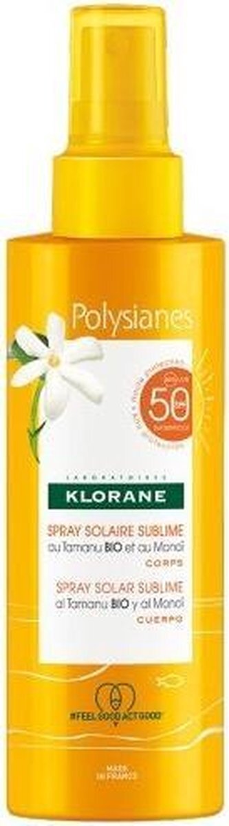 Klorane Polysianes Sublime Solar Spray Spf50 200ml