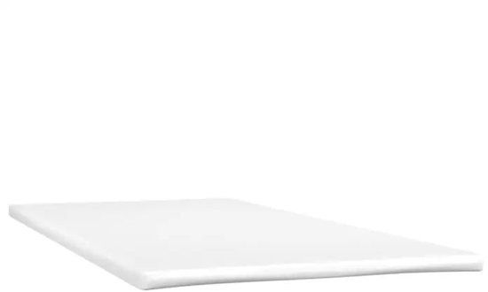 vidaXL Boxspring met matras stof lichtgrijs 80x200 cm