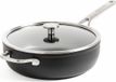 KitchenAid Forged Hardened Aluminium Saute Pan - 28cm - Black