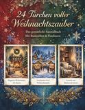 Calendrier de l'Avent livre de coloriage pour adultes : 24 motifs de Noël et d'hiver | convient pour crayons de couleur et feutres fins | favorise la créativité | détente par le coloriage