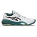 Asics Chaussures de tennis Gel Resolution X pour hommes blanc/vert/violet