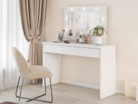 EVELINE table de maquillage blanc