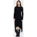 KIHILIST by KILLSTAR KILLSTAR KIHILIST Gothic Midi-jurk Overwalk Dress Zwart