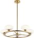 Kichler LED Kroonluchter | 3W 3000K 1500Lm 30 | IP44 | Dimbaar | Fox Gold