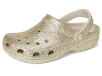Crocs Klassieke klompen met grote pailletten K, steengoed, 38 EU, zandsteen, 32/33 EU