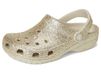 Crocs Klassieke klompen met grote pailletten K, steengoed, 38 EU, zandsteen, 32/33 EU