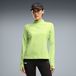 PUMA Functioneel shirt 'Brightstride Cloudspun' grijs / neongroen