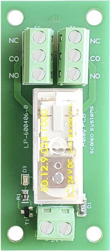 scaleo systems Relaisprintplaat 1 stuk(s) Typ 24V 2x wisselcontact 24 V/DC