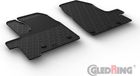 Gledring Rubbermatten passend voor Ford Tourneo Custom/Passenger 2018- (Automaat) (G profiel 2-delig + montageclips)