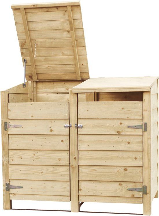Intergard Kliko ombouw dubbel dicht groen hout 91x129x90 cm
