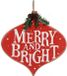 Krist+ Bord Merry and Bright Plastic Hout MDF (30 x 3,5 x 30 cm)