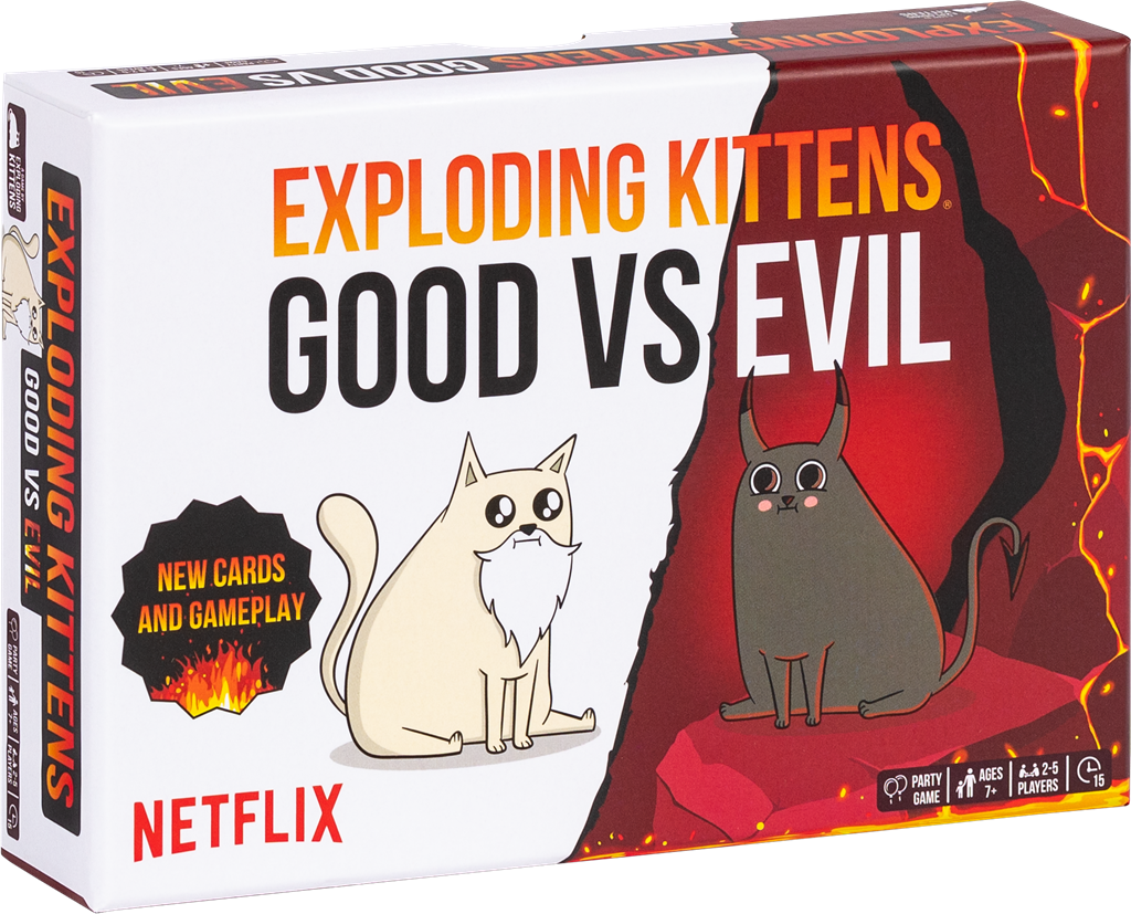 Exploding Kittens Good vs Evil (Engelse versie) - EAN: 0810083044255
