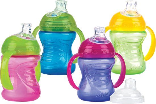 Nuby Swirl Antilekbeker - 240 ml - Multi - 6m+