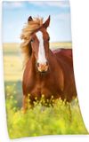 Herding Young Collection Badhanddoek, Horse Design, 150 x 75 cm, Katoen, Meerkleurig