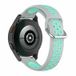 By Qubix Qubix - Geschikt voor Garmin Venu / Sq / Sq2 / 2 plus - Siliconen sportbandje met gesp - Grijs + turquoise - Smartwatch bandje 20mm