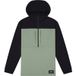 Mons Royale Offgrid Merino Fleece 1/2 Zip, pull, homme, vert/noir