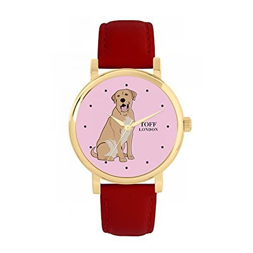 Toff London Beige Labrador Retriever Hondenhorloge