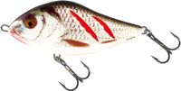 Salmo Slider Floating - Jerkbait - Wounded Grey Shiner - 10cm - Rood