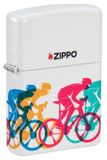 Zippo Stormaansteker, Bicycle Race, 540°, Color Image, navulbaar, herbruikbaar, windbestendig design, cadeaudoos, gemaakt in de VS