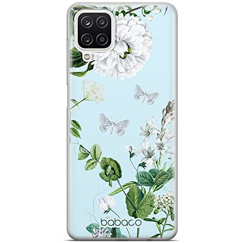 ERT GROUP Mobiele Telefoonhoesje voor Samsung Galaxy A12 / M12 / F12 - Babaco Flowers 030