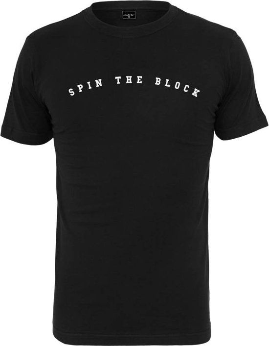 Mister Tee Spin the Block T-shirt - Zwart - Heren - S