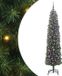 vidaXL Kunstkerstboom Groen 180 cm PVC en Staal en Kunststof