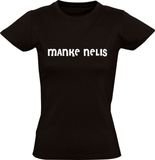 Sol's Manke Nelis Dames T-shirt - Scheef Persoon - 4XL - Zwart