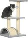 PawHut Kraboom, 72 cm haut, tour pour chat avec balles en peluche et troncs en sisal, gris clair