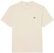 Lacoste T-shirt à col rond pour homme logo crocodile beige II