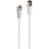 Accsup Kabel Coaxiale satellietantenne 1.5 m Wit