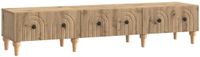 vidaXL TV-kast 147 x 34,5 x 30 cm Artisanaal eiken Bewerkt hout