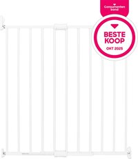 Puck Traphekje Wit - Wit - Schroefbevestiging - Metaal - 97 cm breed