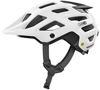 Abus MTB-helm Moventor 2.0 MIPS - fietshelm met botsbescherming voor gebruik op het terrein - all-mountain-helm, unisex - wit glanzend, maat L