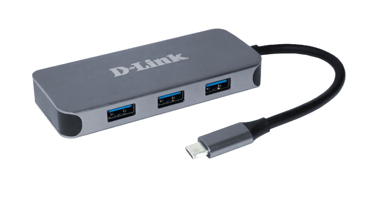 D-Link 6-in-1 USB-C Hub - HDMI, Gigabit Ethernet, USB-A, USB-C, PD