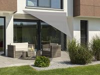 Schneider-paraplu, Schneider Teneriffa zonnezeil zilvergrijs 360 x 360 x 360 cm 230-14 HDPE 0,9 kg